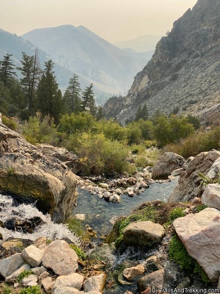 Heart-shaped pool at Goldbug Hotsprings, Idaho