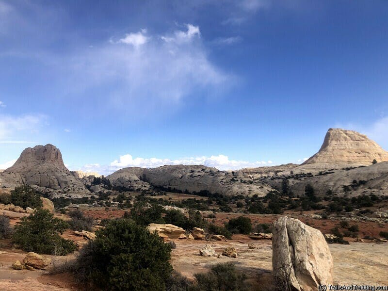 Domes of Navajo Sandstone in Utah's Capitol Reef National Park.