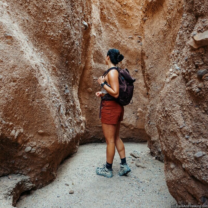 Adventure through the twists and turns of Room Canyon, a stunning slot canyon nestled in southern Death Valley.